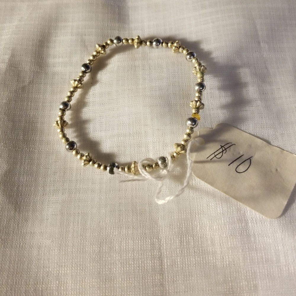 Silver and gold in color fashion jewelry